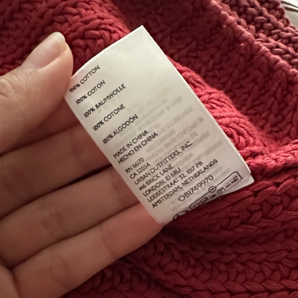 Free People - Sweet Nothing Cotton Cardigan in Cherry - Picture 8 of 8